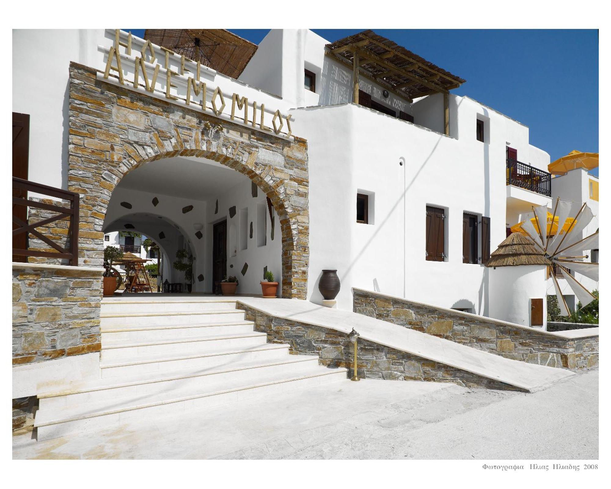 Anemomilos Beach Hotel Agia Anna  ภายนอก รูปภาพ
